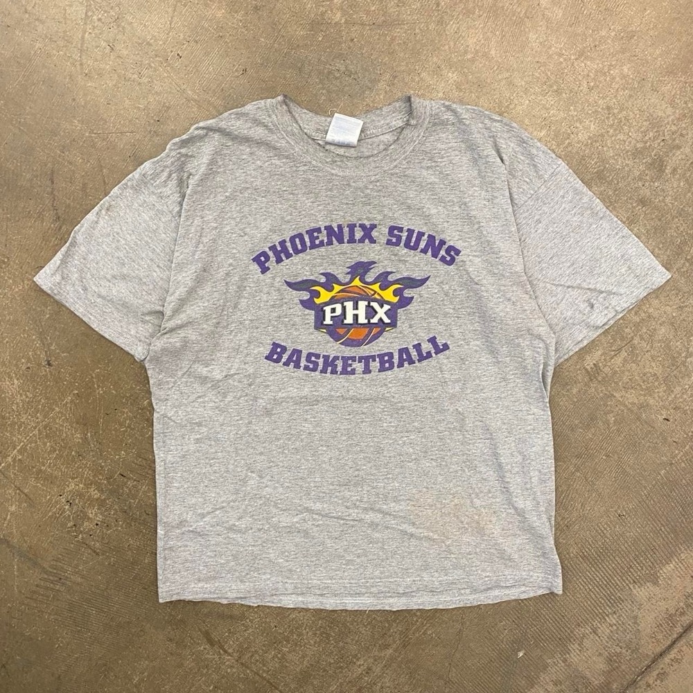 Vintage Y2K Phoenix Suns NBA Basketball T-Shirt Size XL Steve Nash